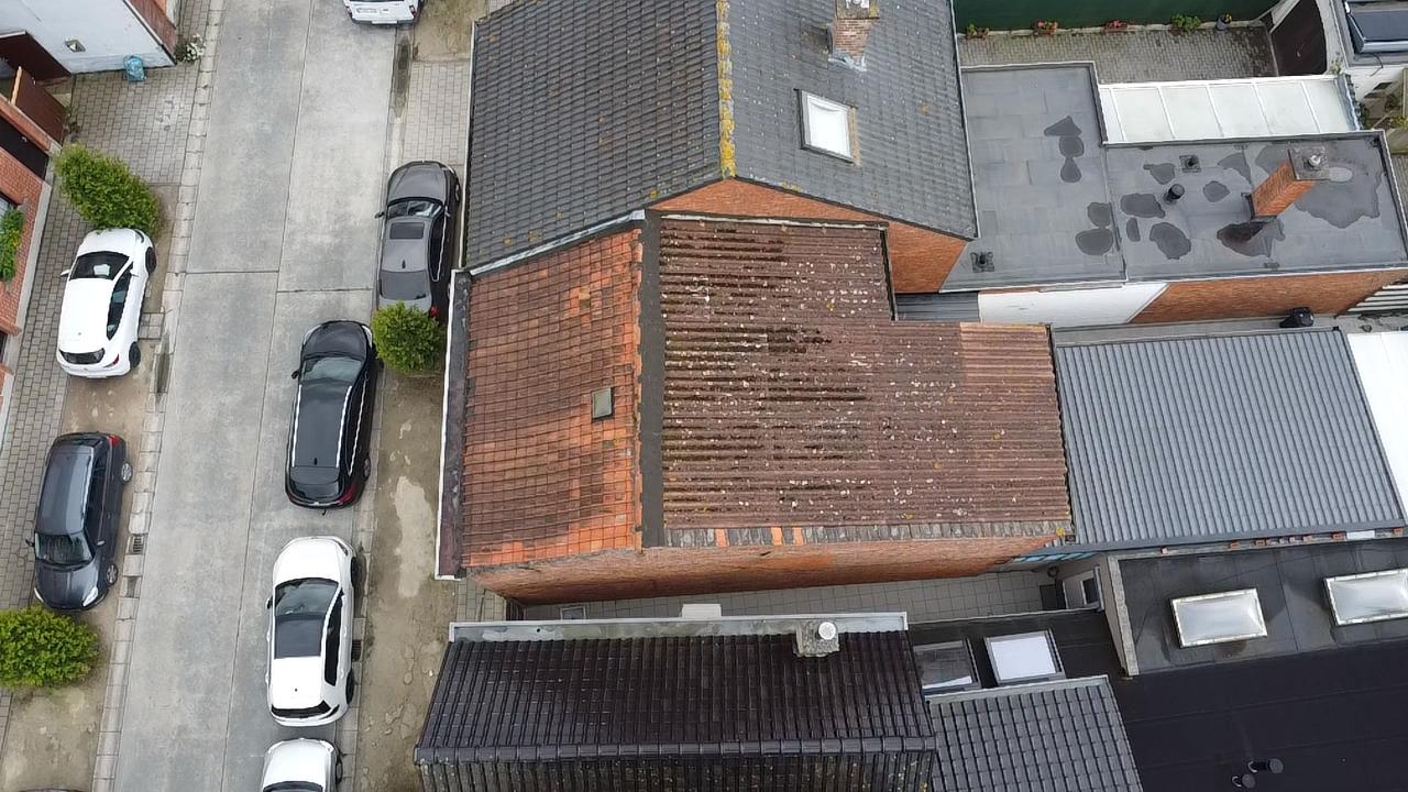 Dakwerken in Hamme: situatie voor de werken