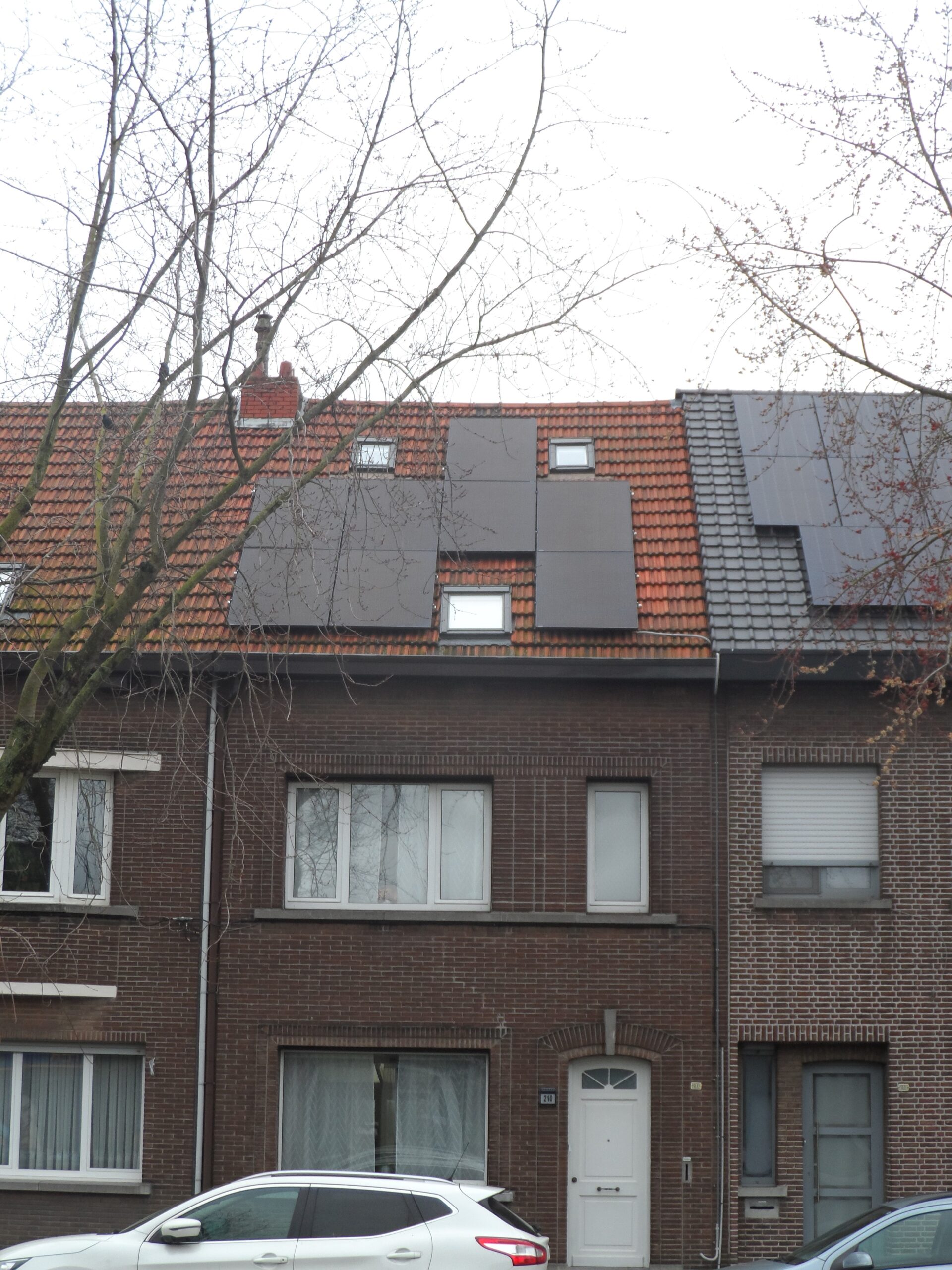 Dakwerken in Wommelgem: situatie voor de werken