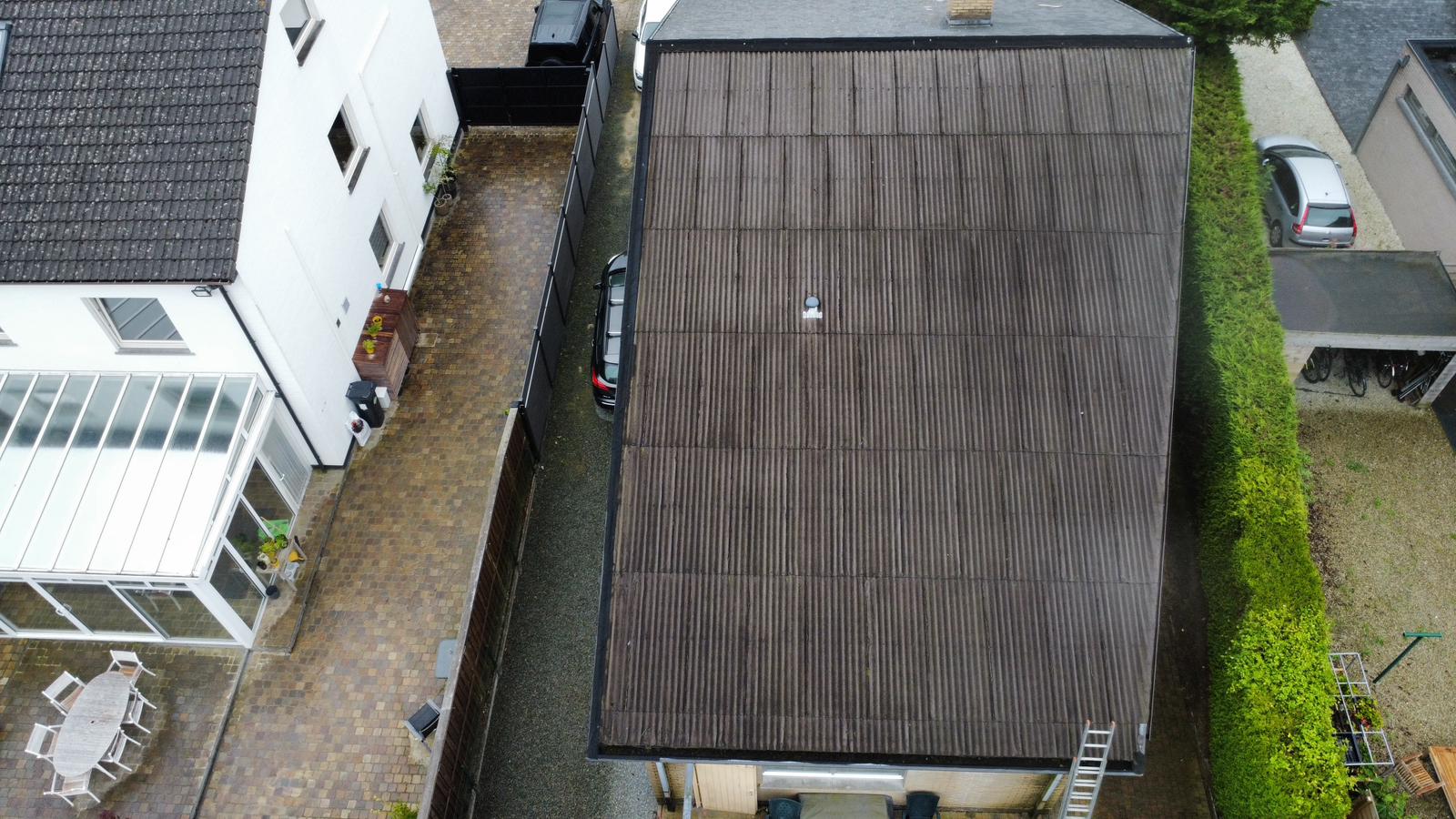 Dakwerken in Lede: situatie voor de werken