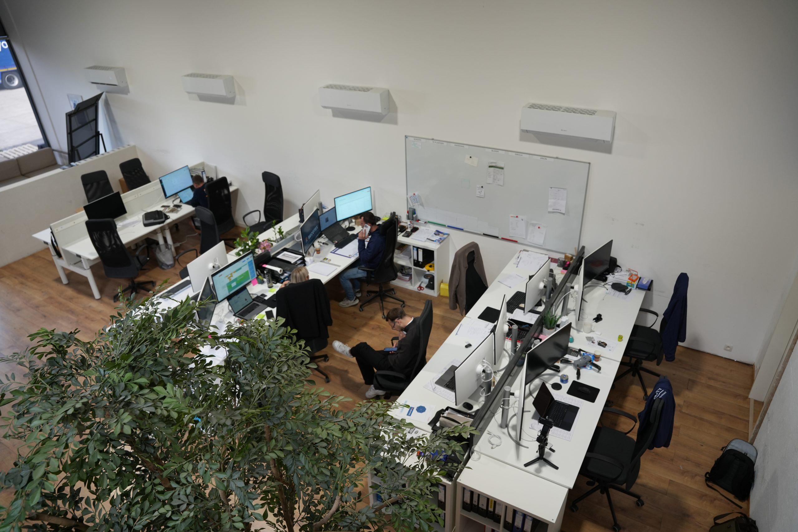 Het kantoor van Recotex in Wetteren