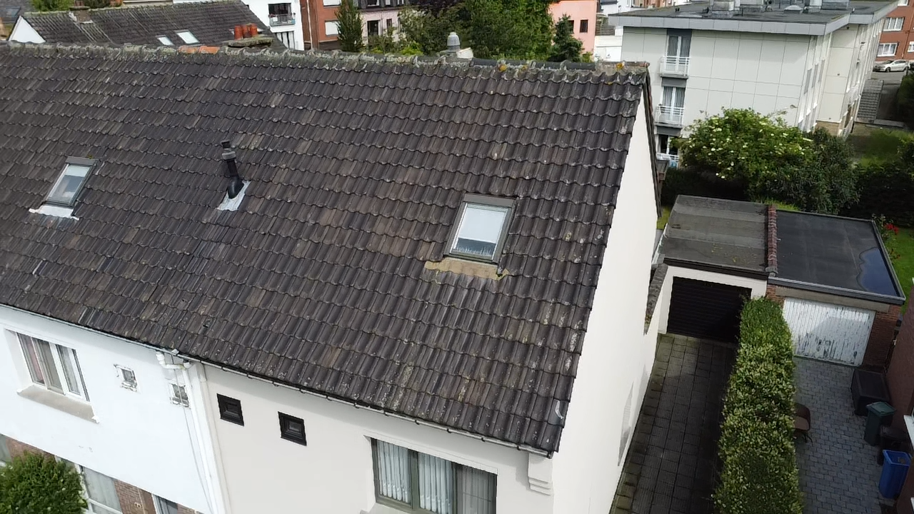 Dakwerken in Wilrijk: situatie voor de werken