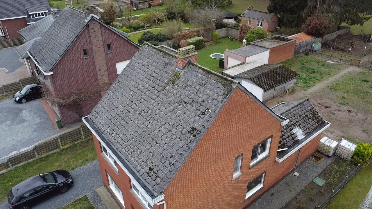 Dakwerken in Olen: situatie voor de werken