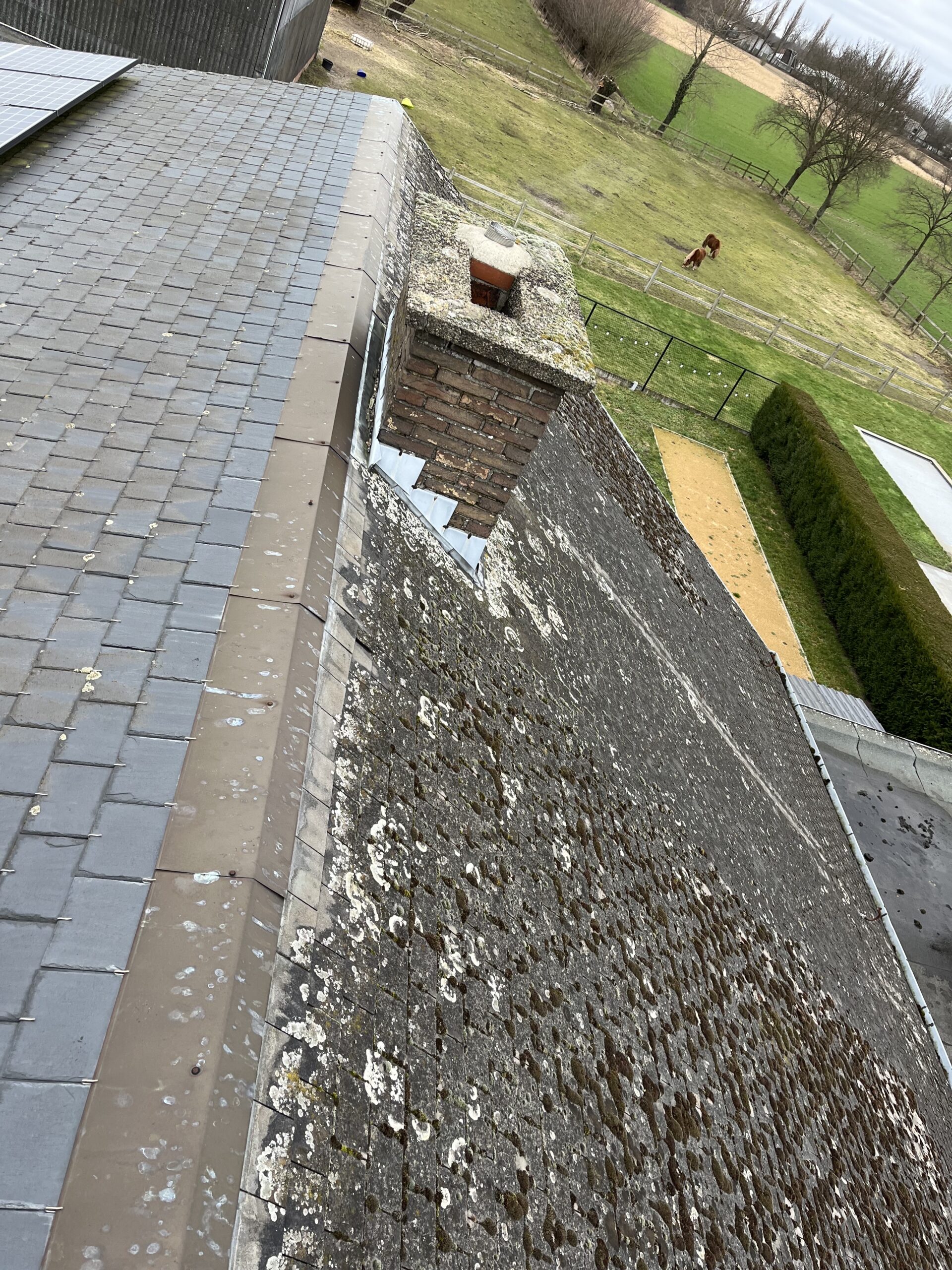 Dakwerken in Lokeren: situatie voor de werken