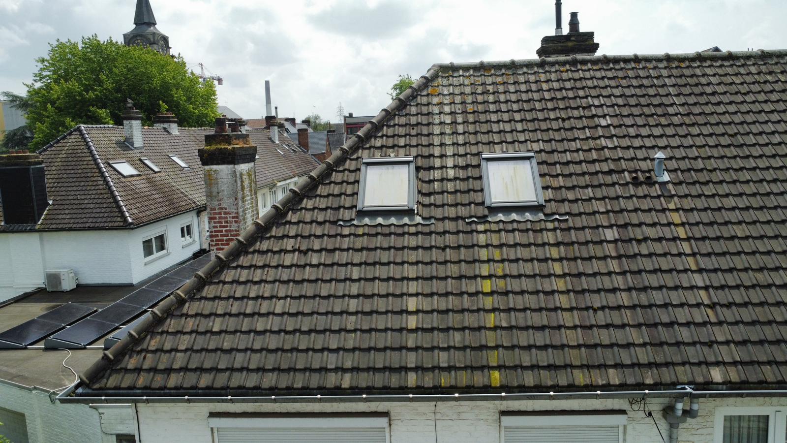 Dakwerken in Aalst: situatie voor de werken