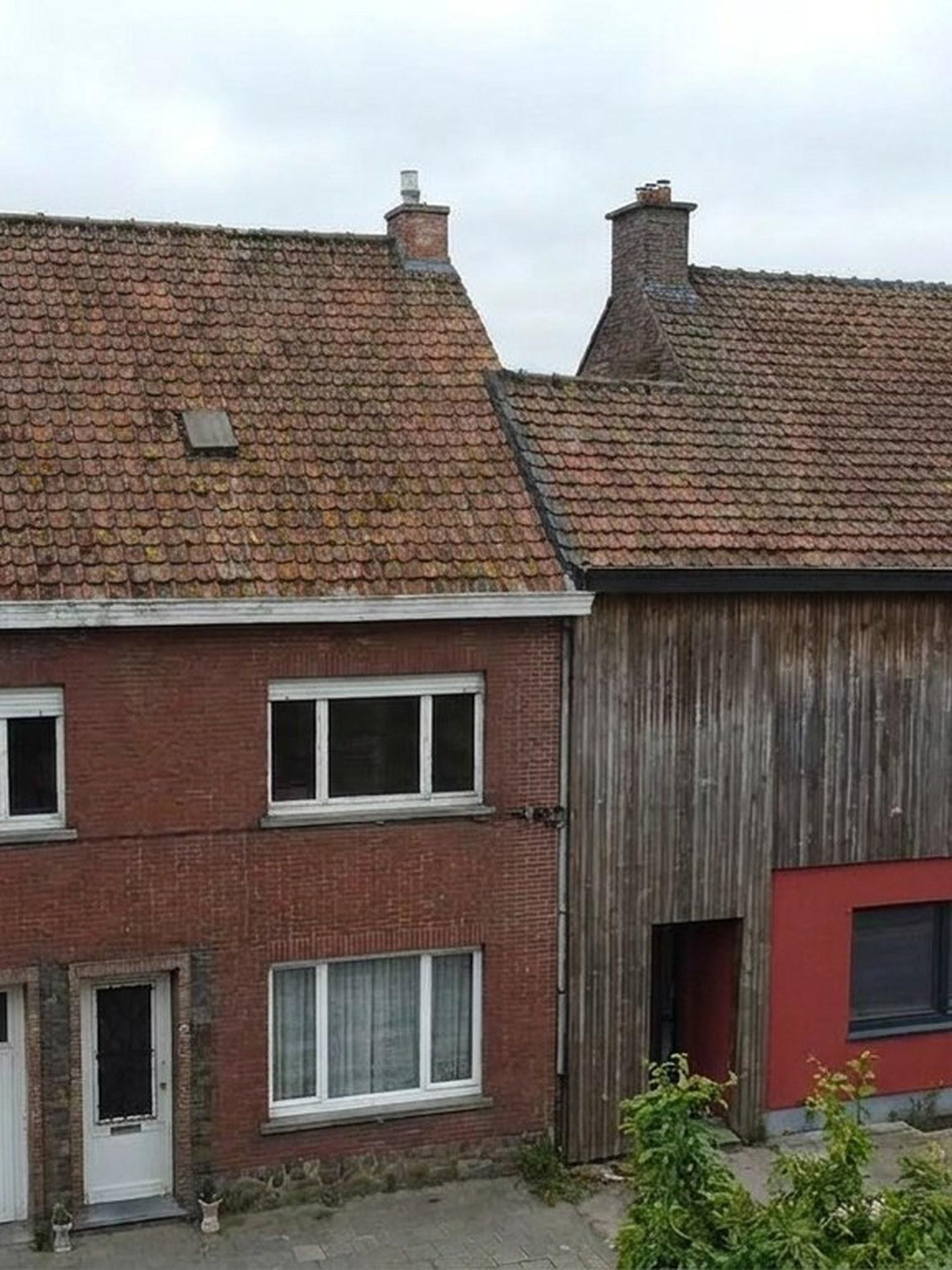 Dakwerken in Melle: situatie voor de werken