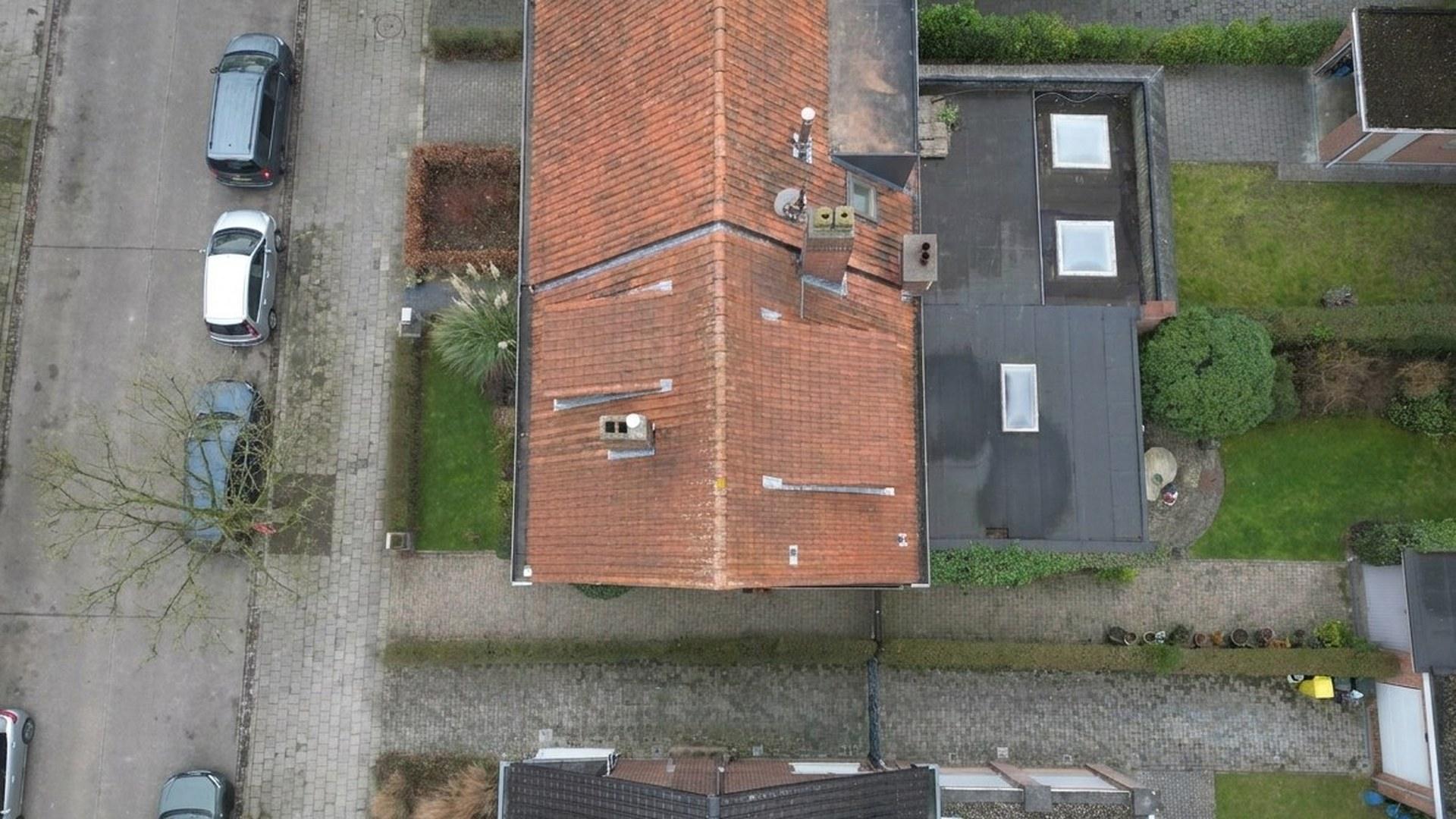 Dakwerken in Mortsel: situatie voor de werken